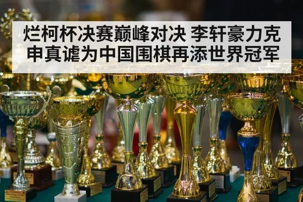 烂柯杯决赛巅峰对决 李轩豪力克申真谑为中国围棋再添世界冠军